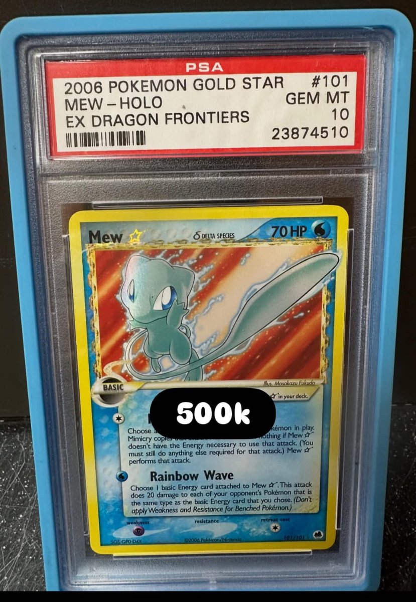 Mew PSA GEM MT 10