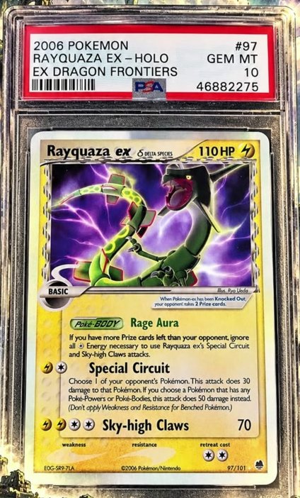 Rayquaza EX PSA GEM MT 10