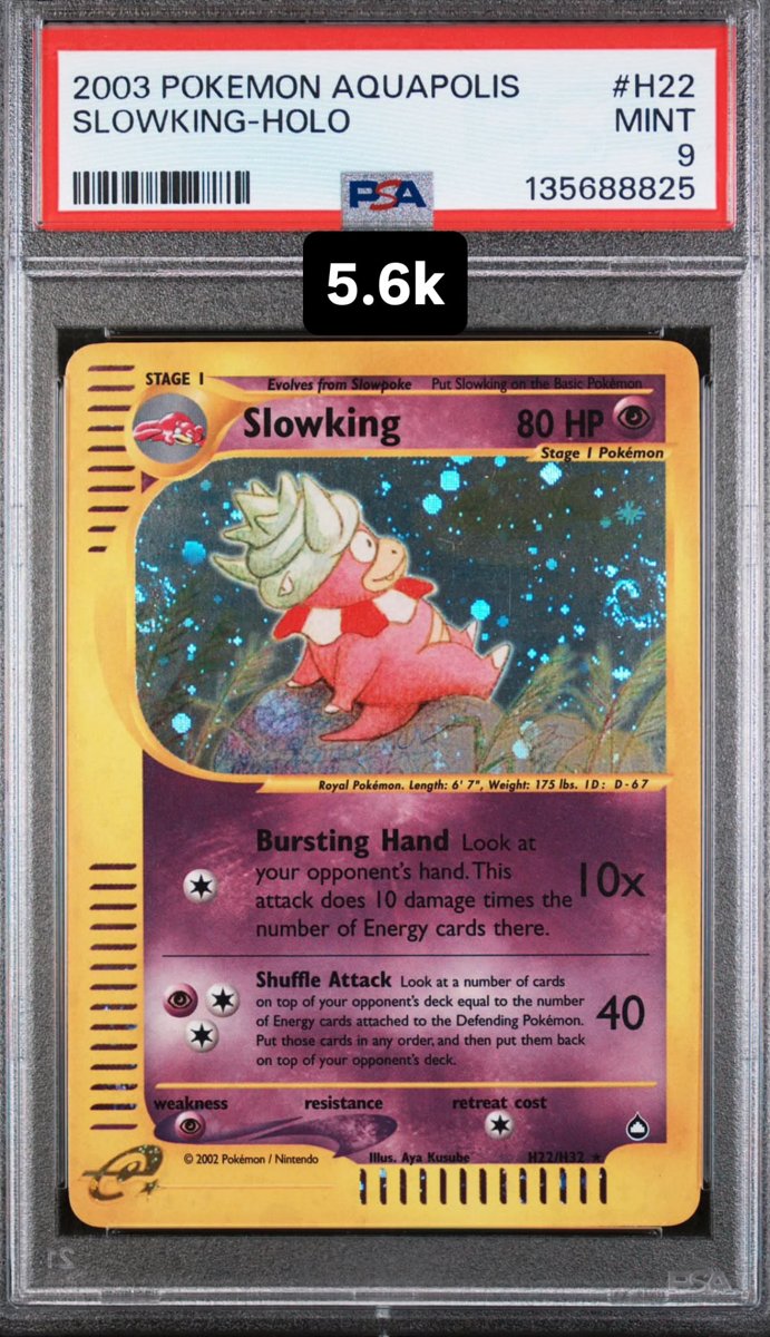 Slowking PSA MINT 9