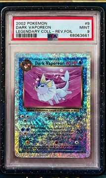 Dark Vaporeon PSA MINT 9