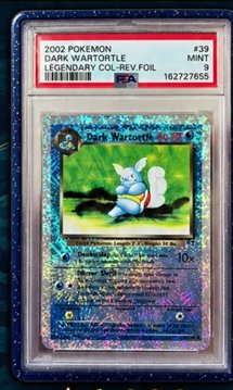 Dark Wartortle PSA MINT 9