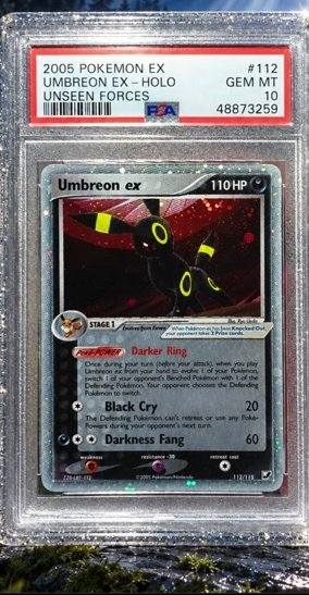 Umbreon EX PSA GEM MT 10