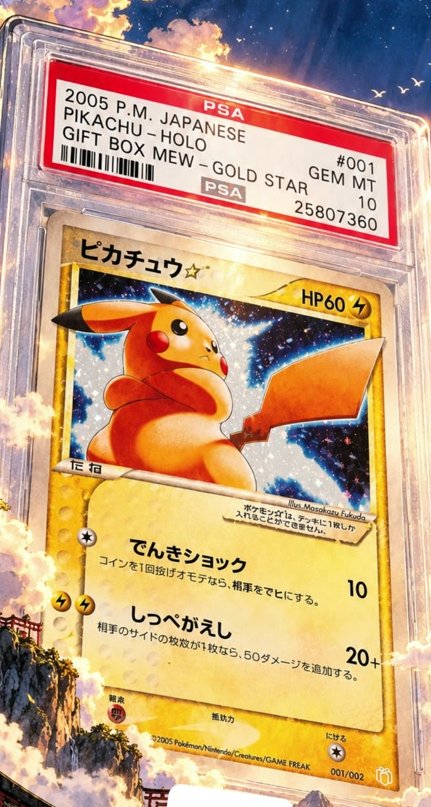 Pikachu PSA GEM MT 10