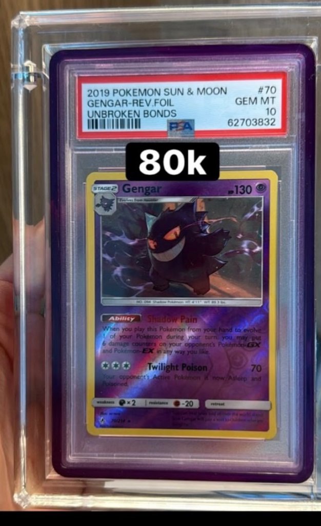 Gengar PSA GEM MT 10