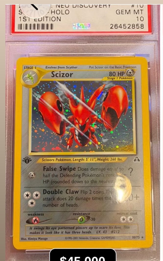 Scizor PSA GEM MT 10