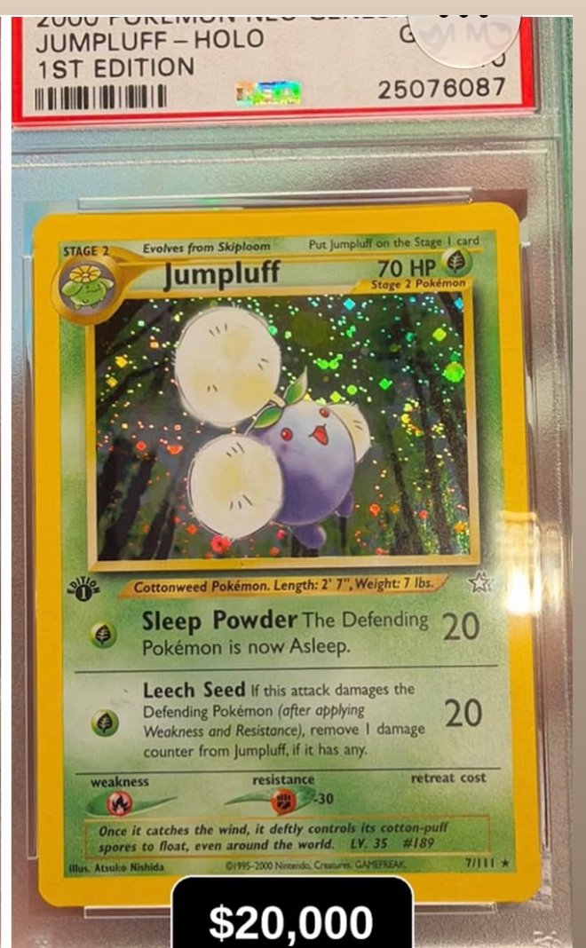 Jumpluff PSA GEM MT 10