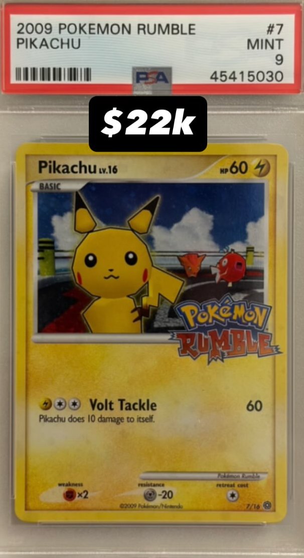 Pikachu PSA MINT 9