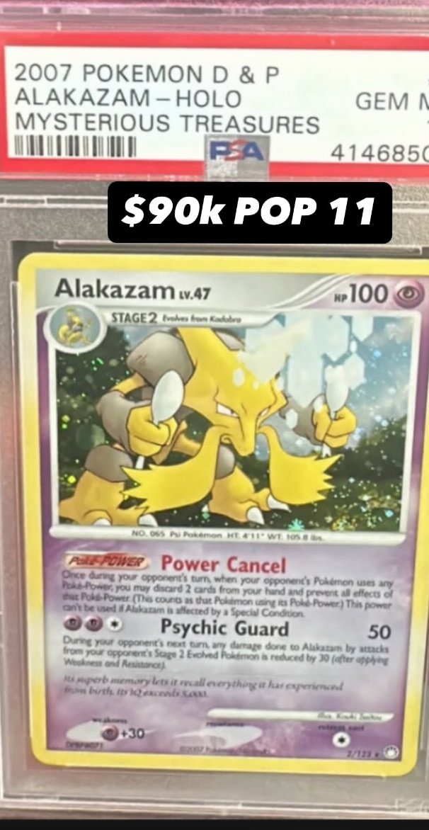 Alakazam PSA GEM MT 10