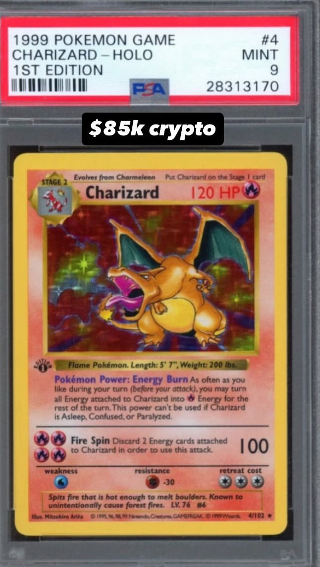 Charizard PSA MINT 9