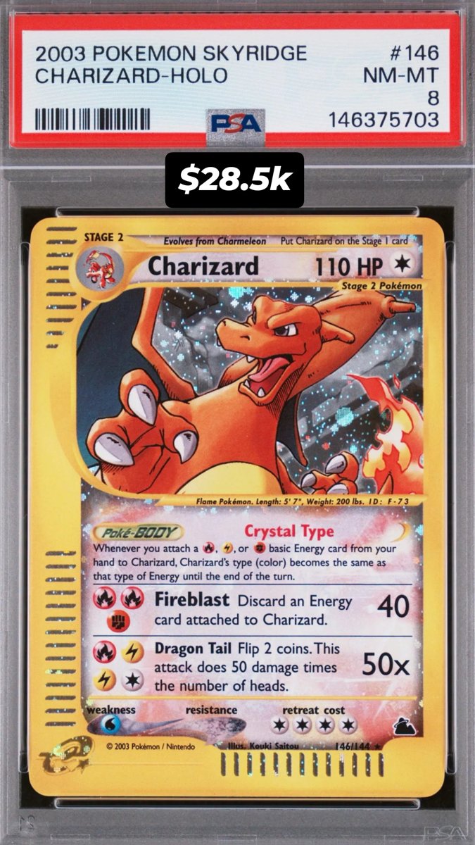 Charizard PSA NM-MT 8