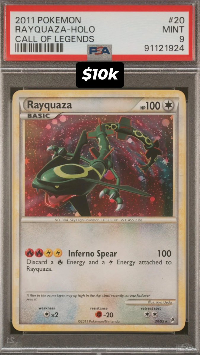 Rayquaza PSA MINT 9