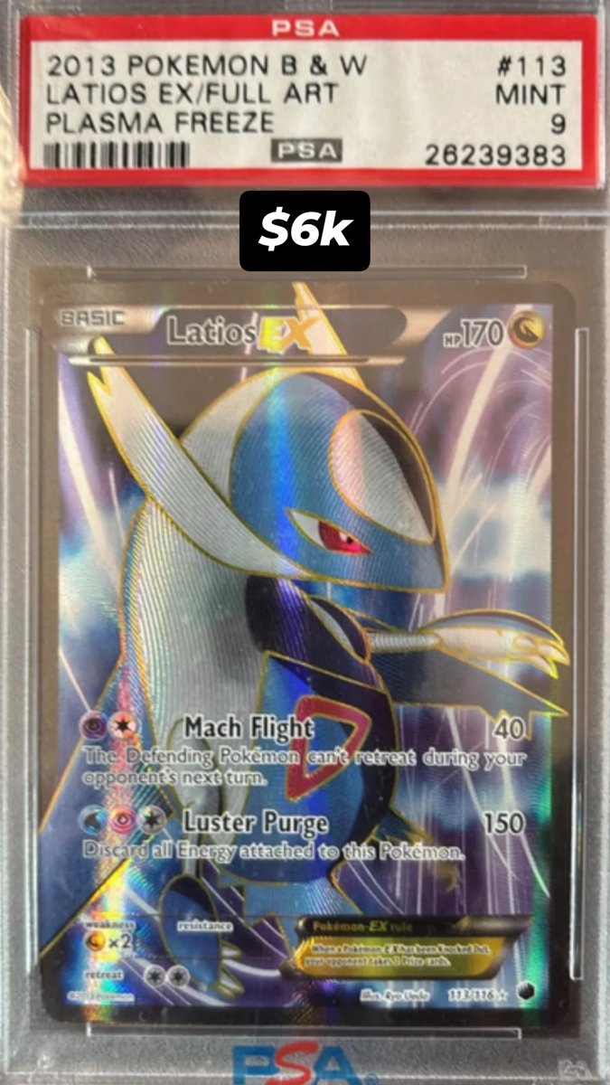 Latios EX PSA MINT 9