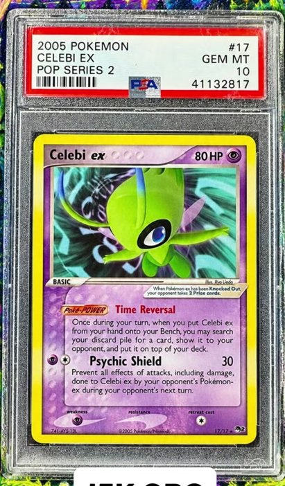 Celebi EX PSA GEM MT 10