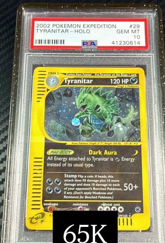 Tyranitar PSA GEM MT 10