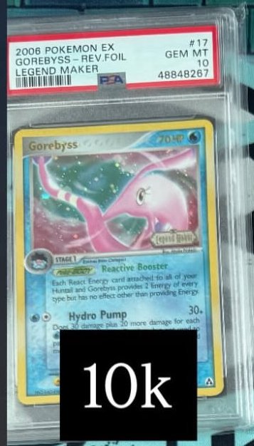 Gorebyss PSA GEM MT 10