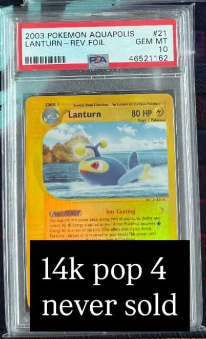 Lanturn PSA GEM MT 10