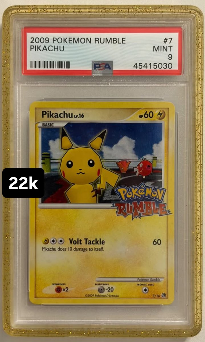 Pikachu PSA MINT 9