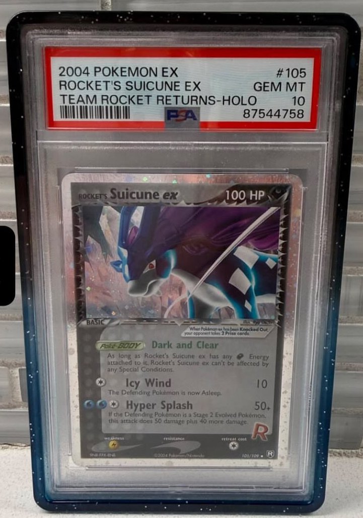 Rocket's Suicune EX PSA GEM MT 10