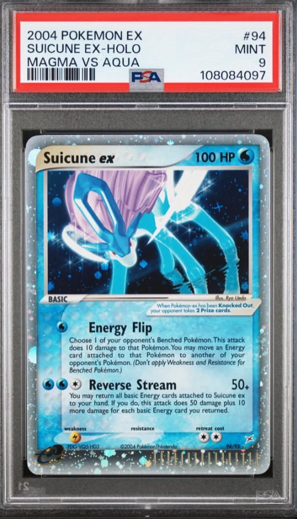 Suicune EX PSA MINT 9