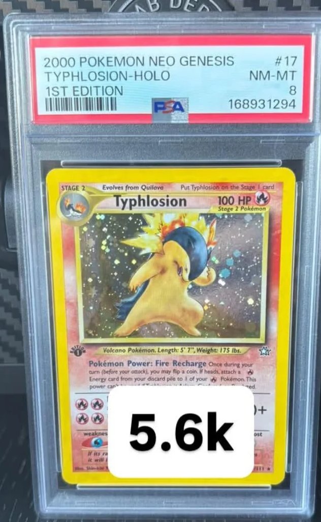 Typhlosion PSA NM-MT 8