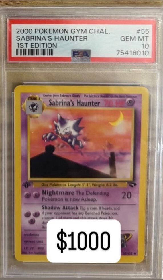 Sabrina's Haunter PSA GEM MT 10