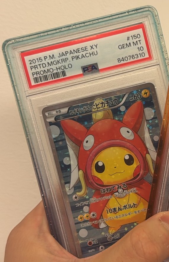 Pretend Magikarp Pikachu PSA GEM MT 10