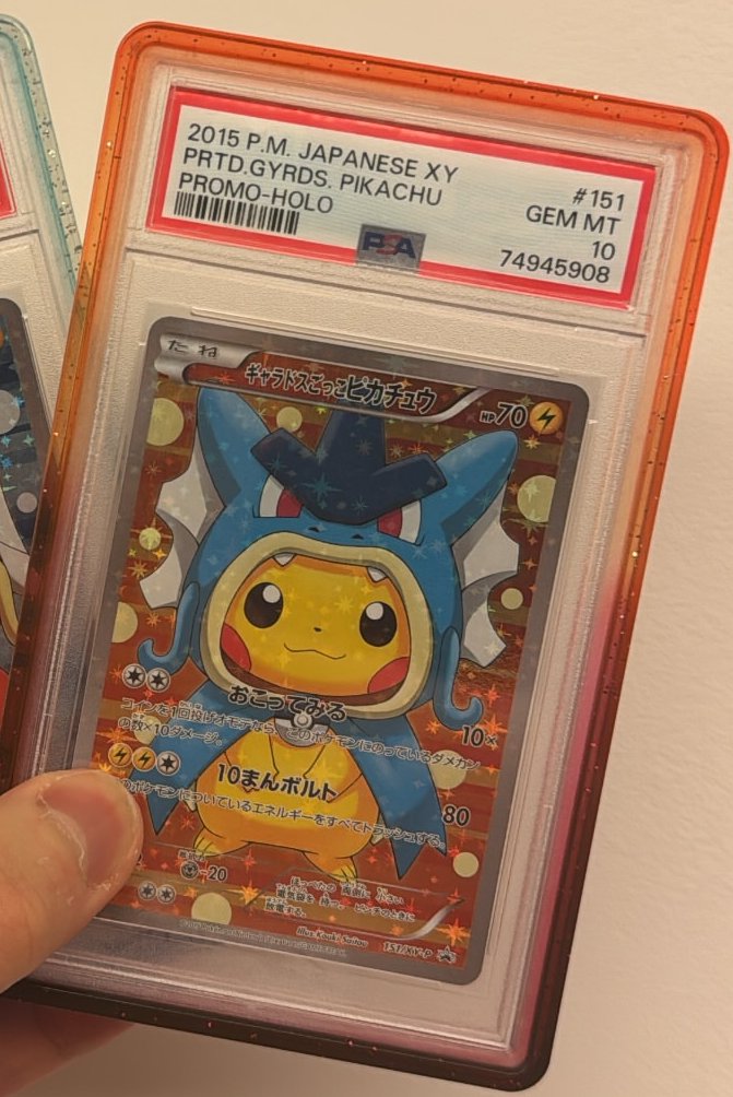 Pretend Gyarados Pikachu PSA GEM MT 10