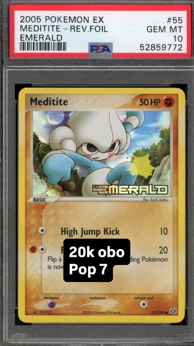 Meditite PSA GEM MT 10
