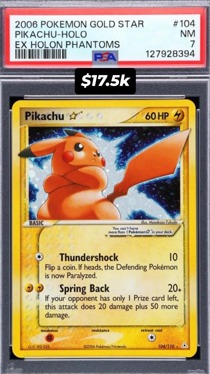 Pikachu PSA NM 7