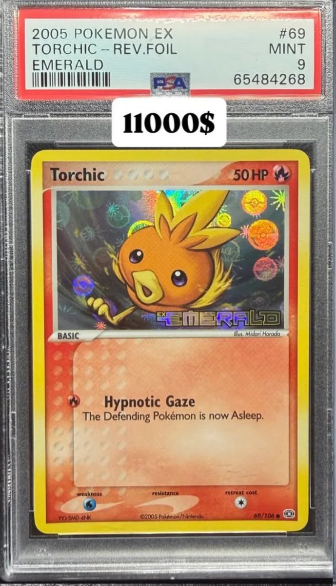 Torchic PSA MINT 9