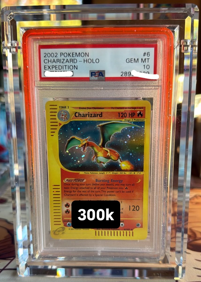 Charizard PSA GEM MT 10