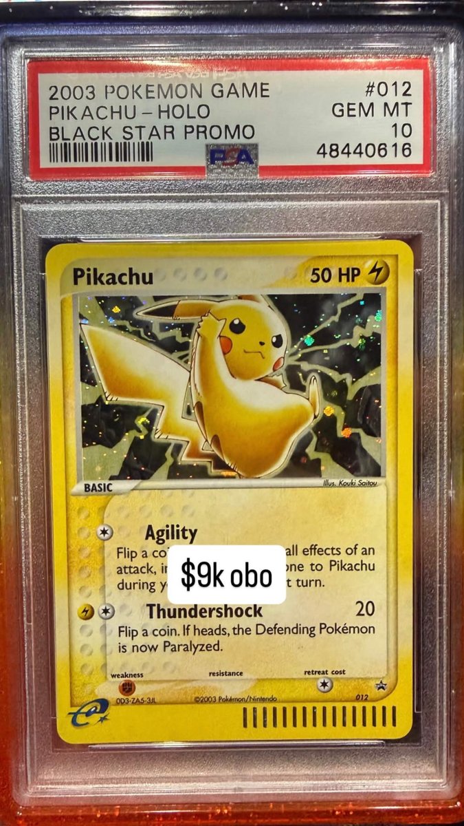 Pikachu PSA GEM MT 10