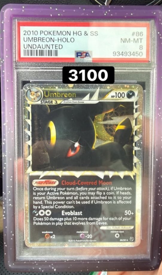 Umbreon PSA NM-MT 8