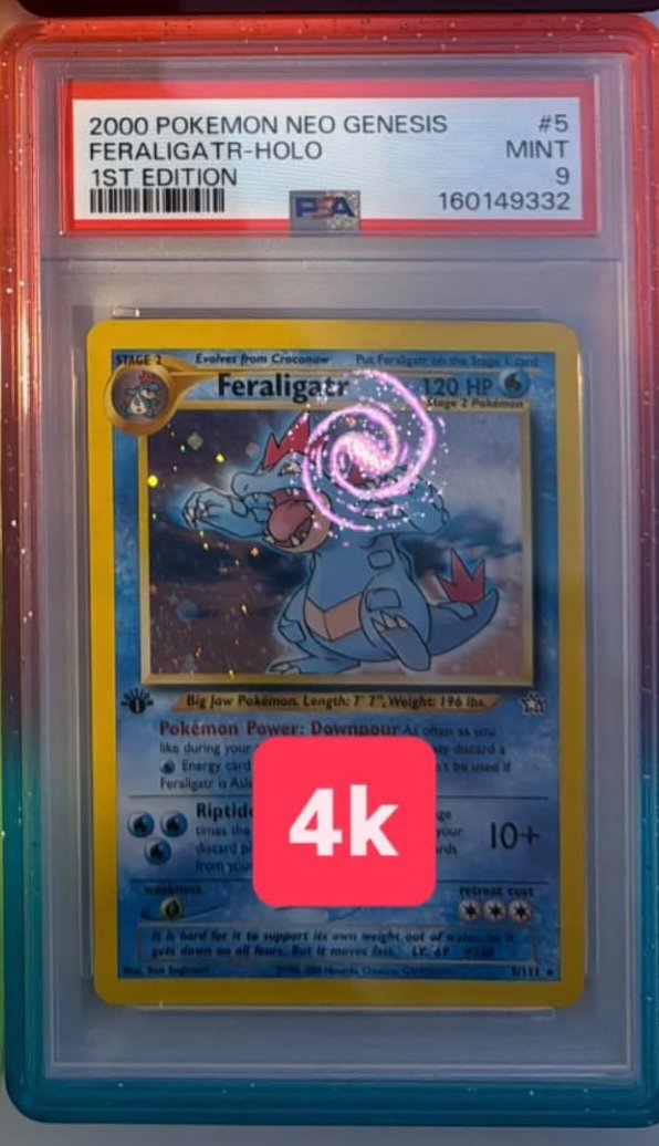 Feraligatr PSA MINT 9