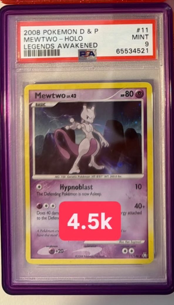 Mewtwo PSA MINT 9