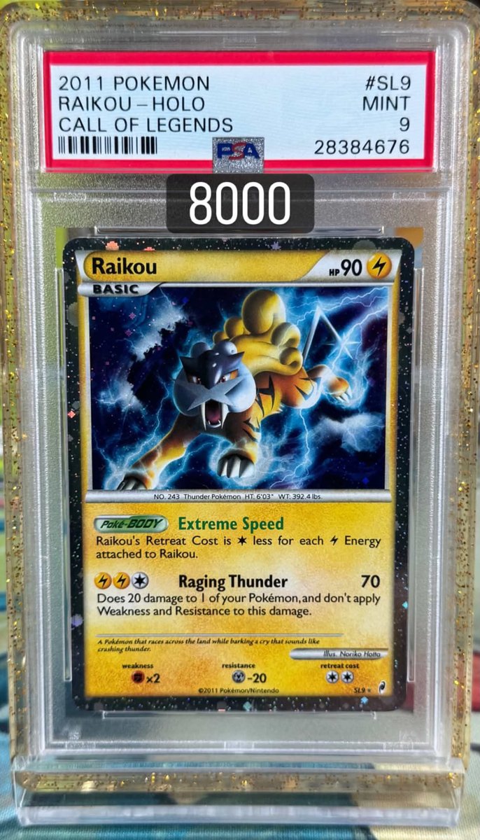 Raikou PSA MINT 9