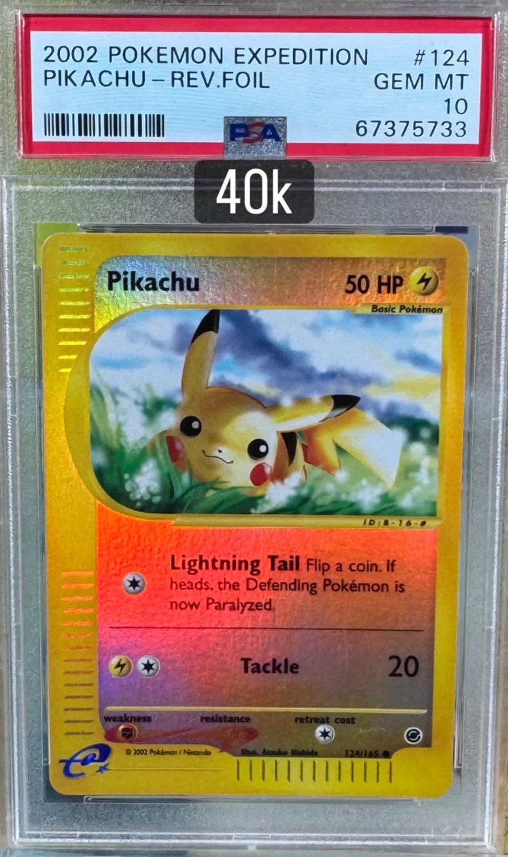 Pikachu PSA GEM MT 10