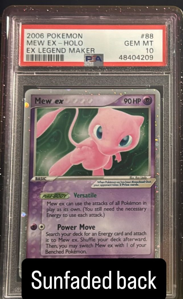 Mew EX PSA GEM MT 10
