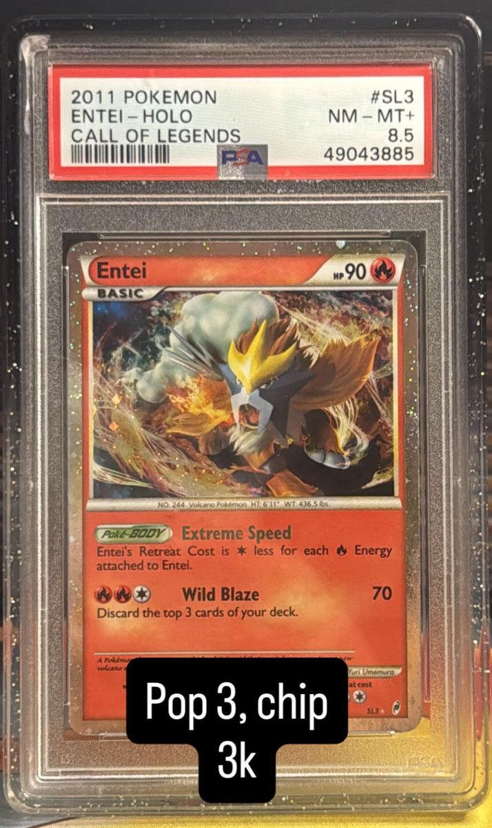 Entei PSA NM-MT+ 8.5