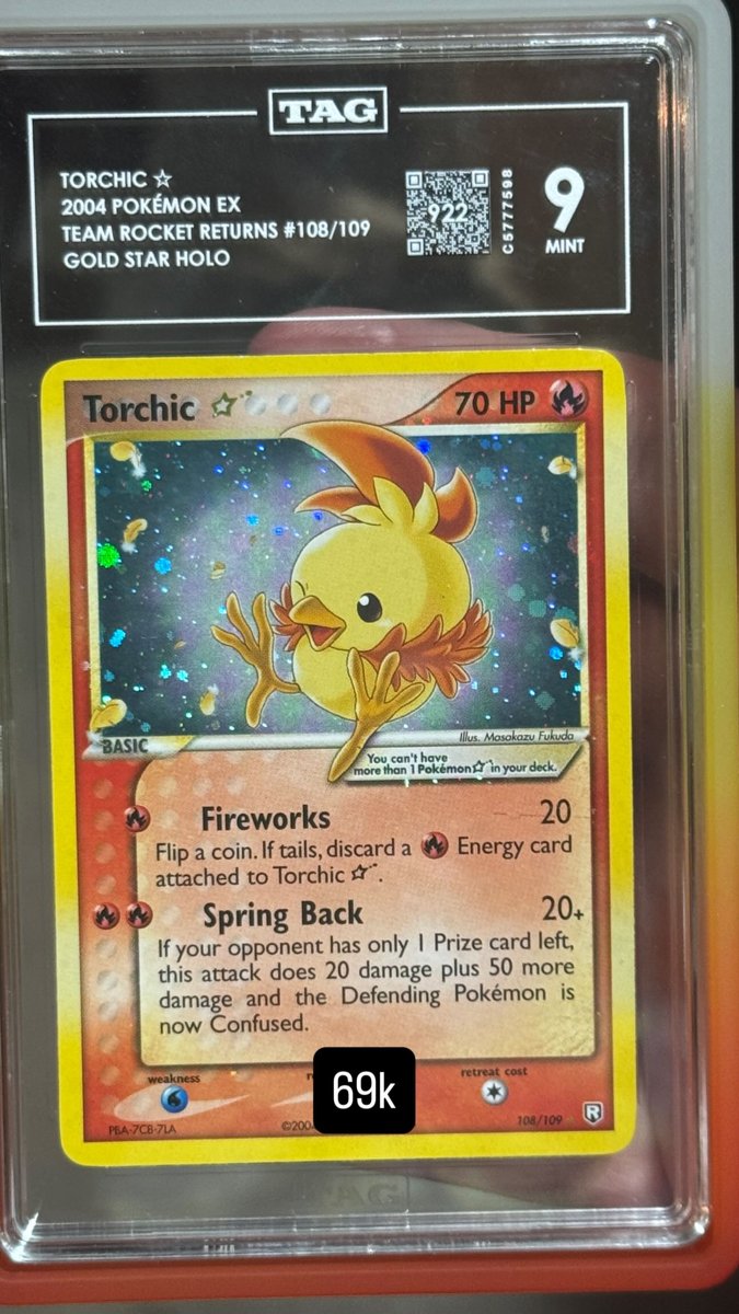 Torchic TAG 9 MINT