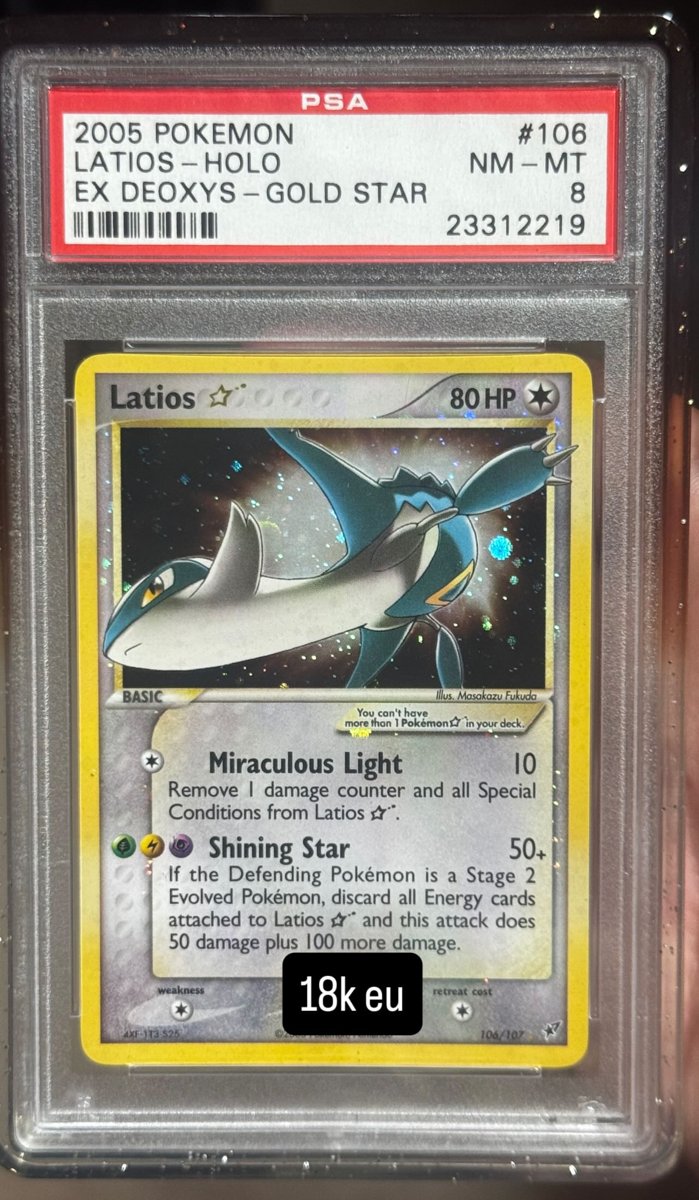 Latios PSA NM-MT 8