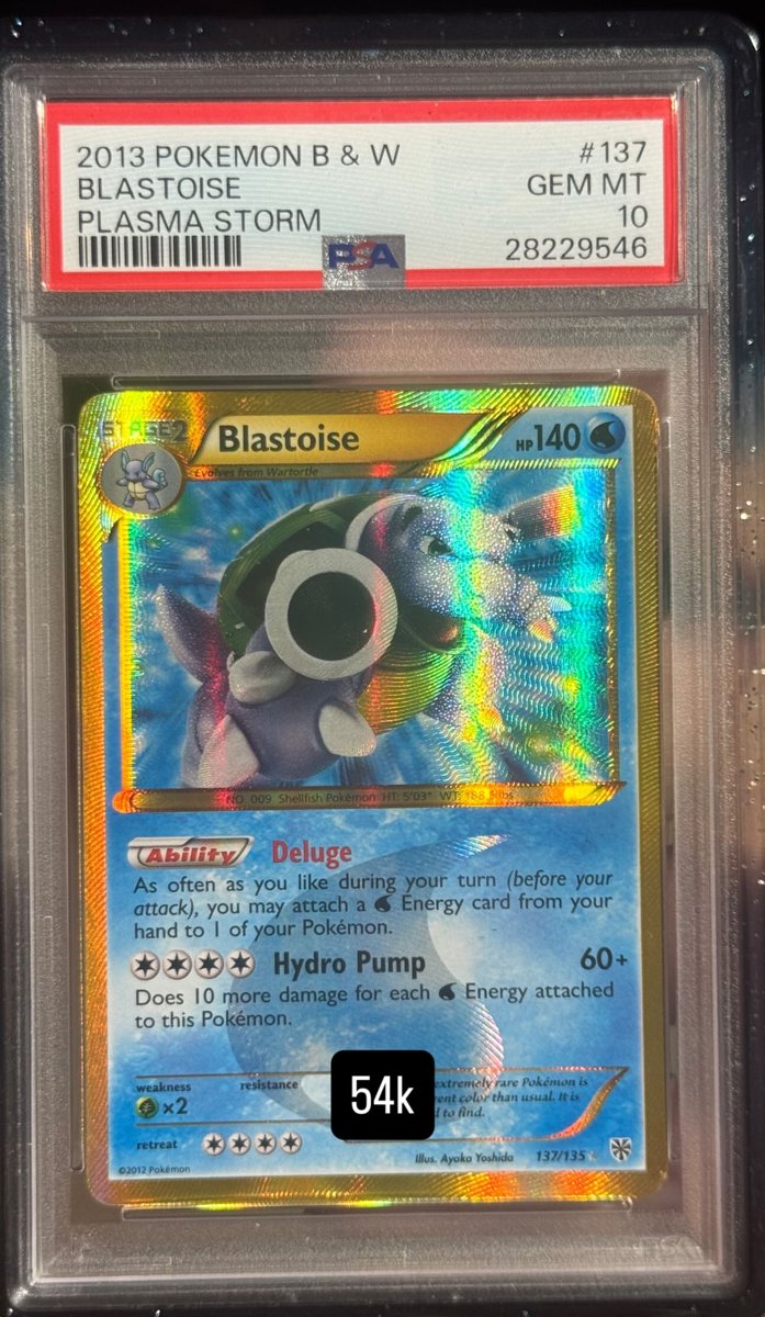 Blastoise PSA GEM MT 10