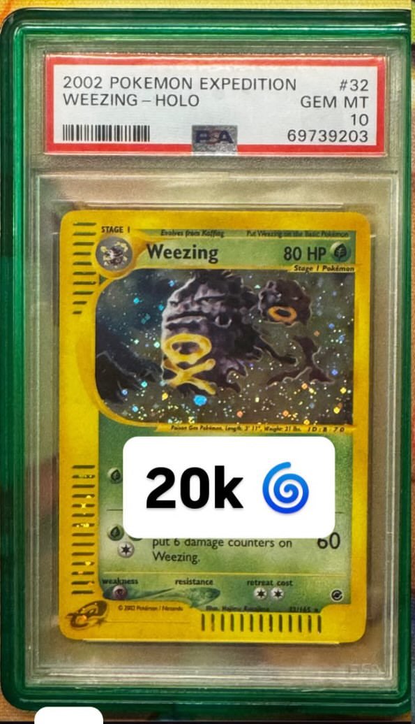 Weezing PSA GEM MT 10