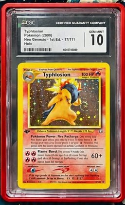 Typhlosion CGC GEM MINT 10