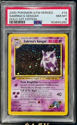 Sabrina's Gengar PSA NM-MT 8