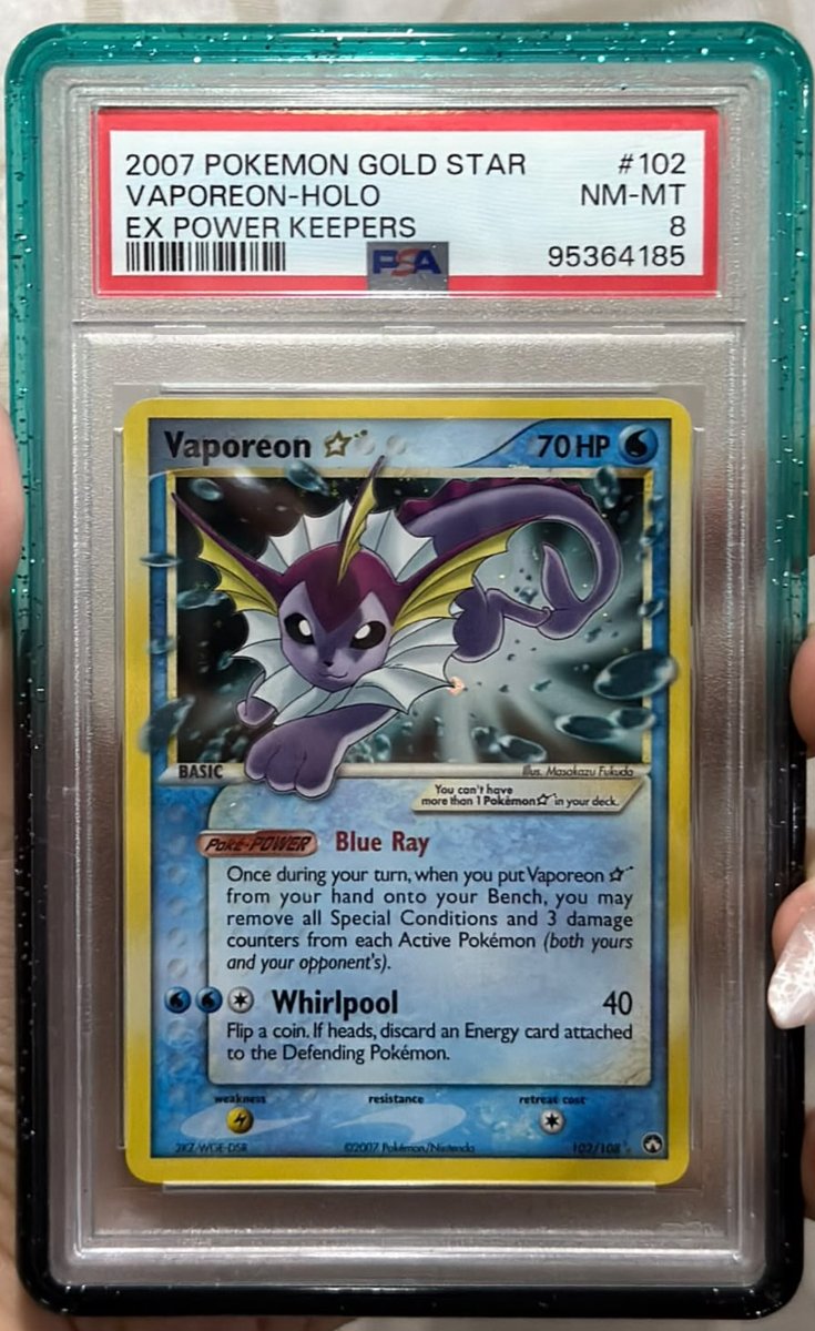 Vaporeon PSA NM-MT 8