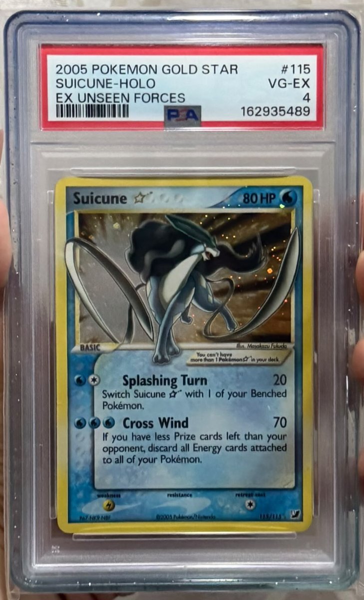Suicune PSA VG-EX 4