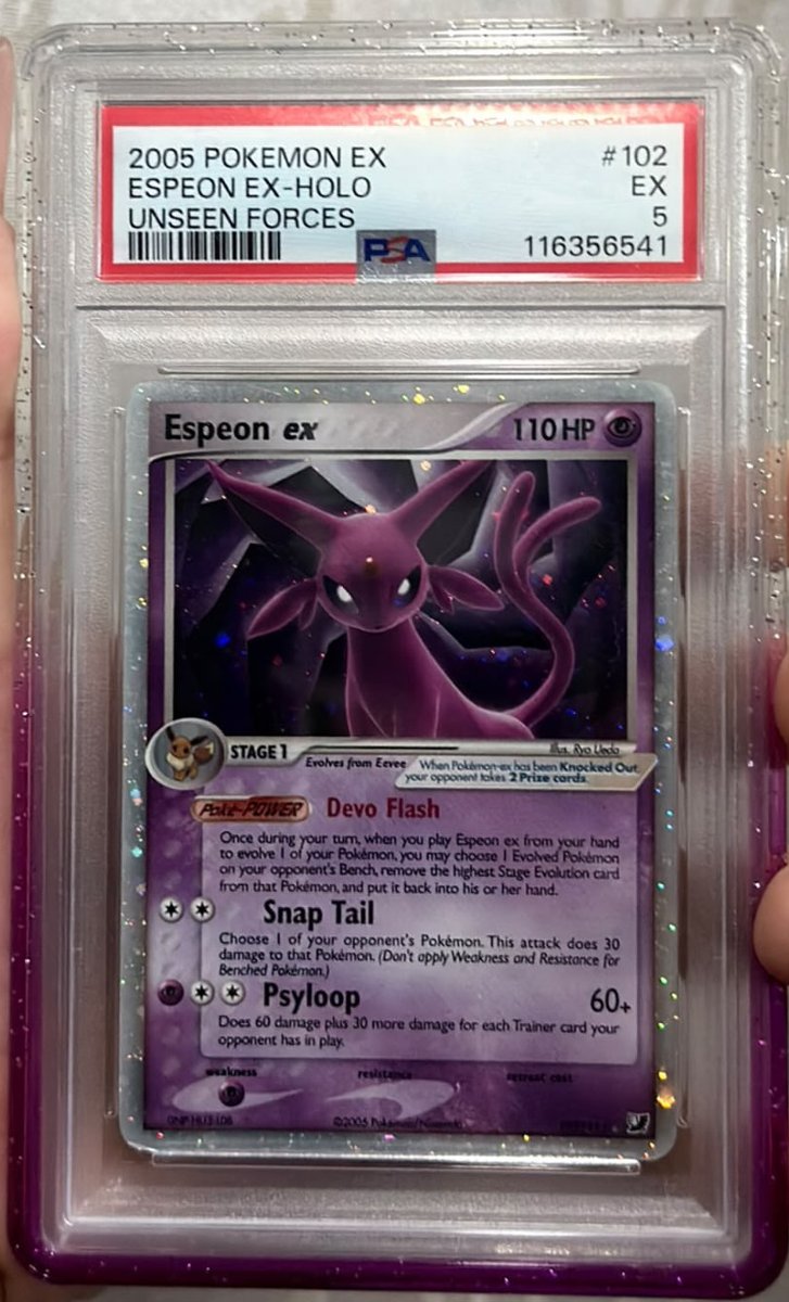 Espeon EX PSA EX 5