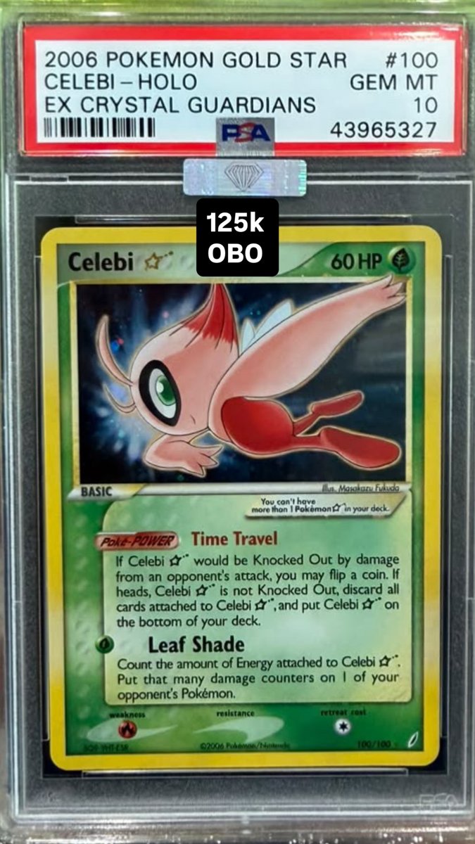 Celebi PSA GEM MT 10