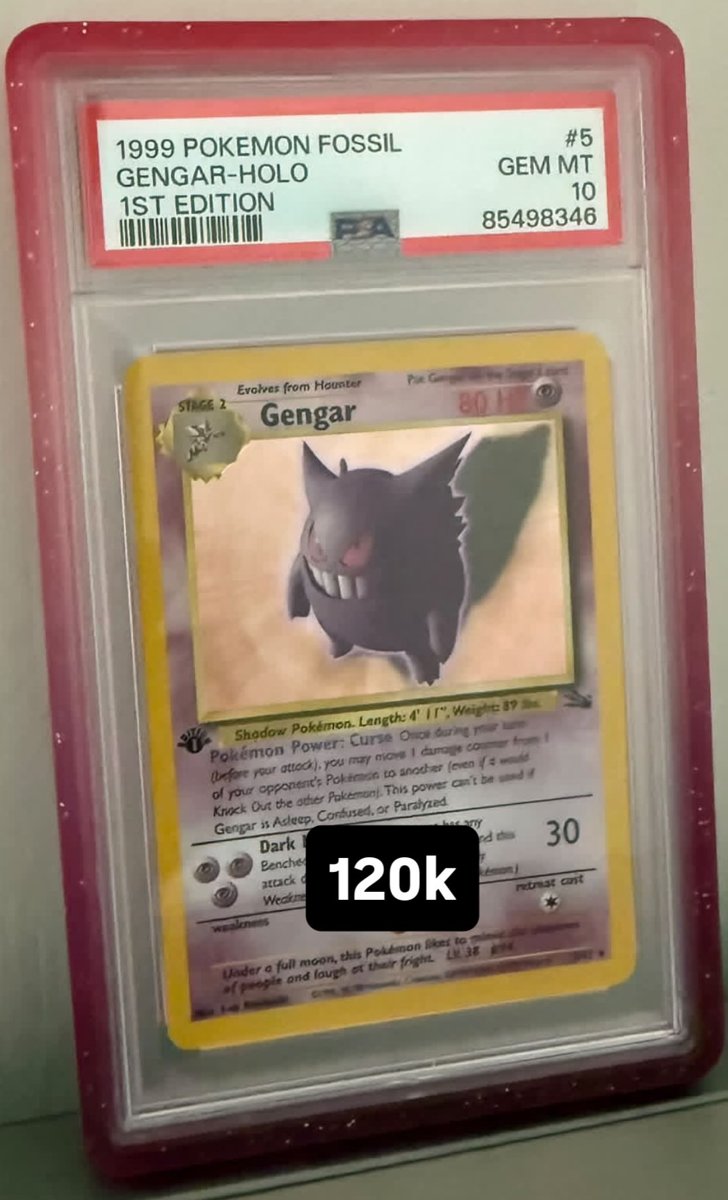 Gengar PSA GEM MT 10